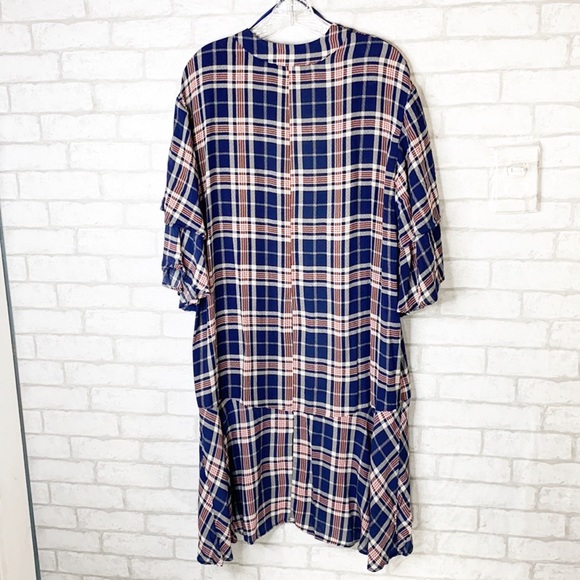 We love Bella plaid open cardigan size small - Picture 8 of 10